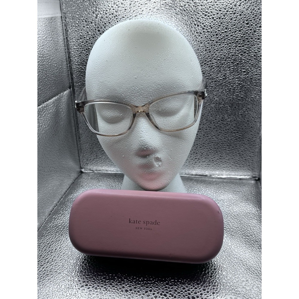 Kate Spade Eyeglasses, Frames Only, Reilly/G 3XJ, 53-16-140, Clear Sand/Gray